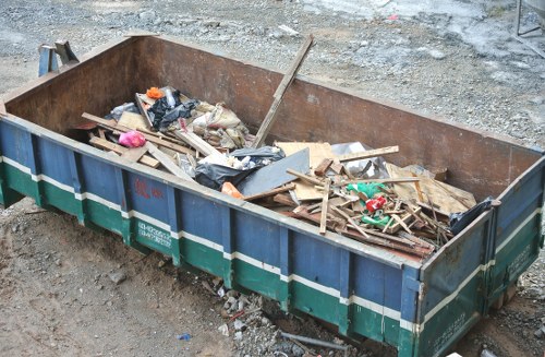 Professional home clearance team at work in Shadwell