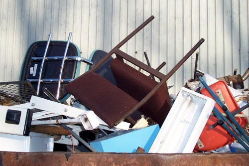 Modern waste clearance equipment for construction projects in Shadwell
